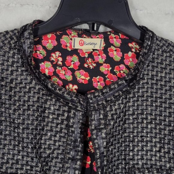 Olsenboye L Women's tweed cropped jacket blazer - Picture 2 of 7